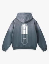 RAW METALS Poison Cure Faded Hoodie in Slate