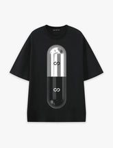 RAW METALS Poison Cure Oversized T-shirt in Black