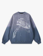 RAW METALS Bloodstream Faded Sweatshirt in Slate