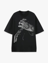 RAW METALS Bloodstream Oversized T-shirt in Black