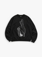 MUST WARN OTHERS SWEATSHIRT - BLACK