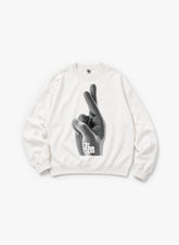 MUST WARN OTHERS SWEATSHIRT - WHITE