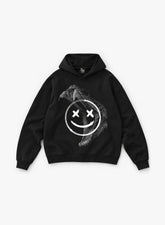 BEHIND EVERY SMILE HOODIE - BLACK