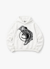 BEHIND EVERY SMILE HOODIE - WHITE