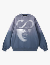 RAW METALS Anatomy of a Lie Faded Sweatshirt in Slate