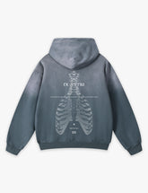 RAW METALS Ex Aeterna Faded Hoodie in Slate
