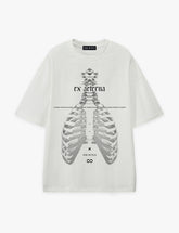 RAW METALS Ex Aeterna Oversized T-shirt in White
