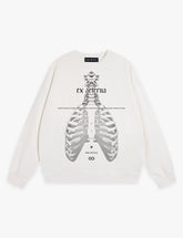 RAW METALS Ex Aeterna Sweatshirt in White