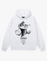 RAW METALS Curses Hoodie in White
