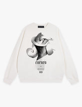 RAW METALS Curses Sweatshirt in White