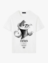 RAW METALS Curses T-shirt in White