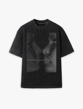 RAW METALS Phantom Kiss Oversized Distressed T-shirt in Black