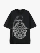 RAW METALS Flaw in the Design Oversized T-shirt in Black