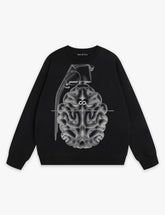 RAW METALS Flaw in the Design Sweatshirt in Black