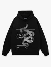 RAW METALS Moving Shadows Hoodie in Black