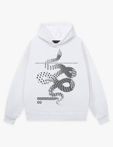 RAW METALS Moving Shadows Hoodie in White