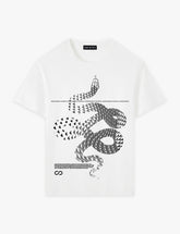 RAW METALS Moving Shadows T-shirt in White