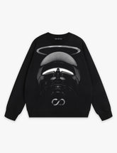 RAW METALS Vanishing Line Sweatshirt in Black