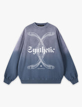 RAW METALS Synthetic Faded Sweatshirt in Slate