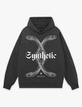 RAW METALS Synthetic Hoodie in Charcoal