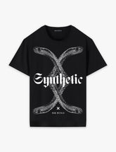 RAW METALS Synthetic T-shirt in Black