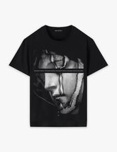 RAW METALS Falling Mask T-shirt in Black