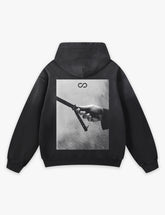 RAW METALS Natural Causes Faded Hoodie in Black