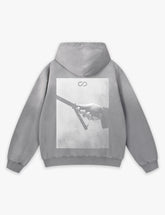 RAW METALS Natural Causes Faded Hoodie in Grey