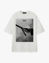 RAW METALS Natural Causes Oversized T-shirt in White