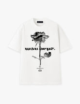 RAW METALS War Department Oversized Distressed T-shirt in White