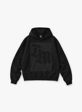 DOT MATRIX HOODIE - BLACK