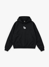 RIPPLE EFFECT HOODIE - BLACK