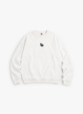 RIPPLE EFFECT SWEATSHIRT - WHITE
