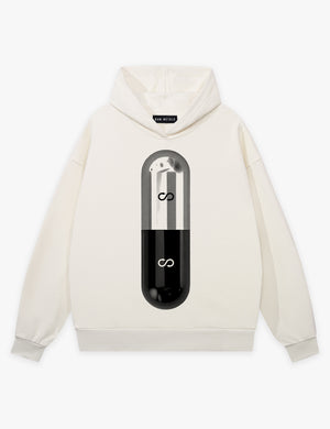 RAW METALS Poison Cure Hoodie in Bone