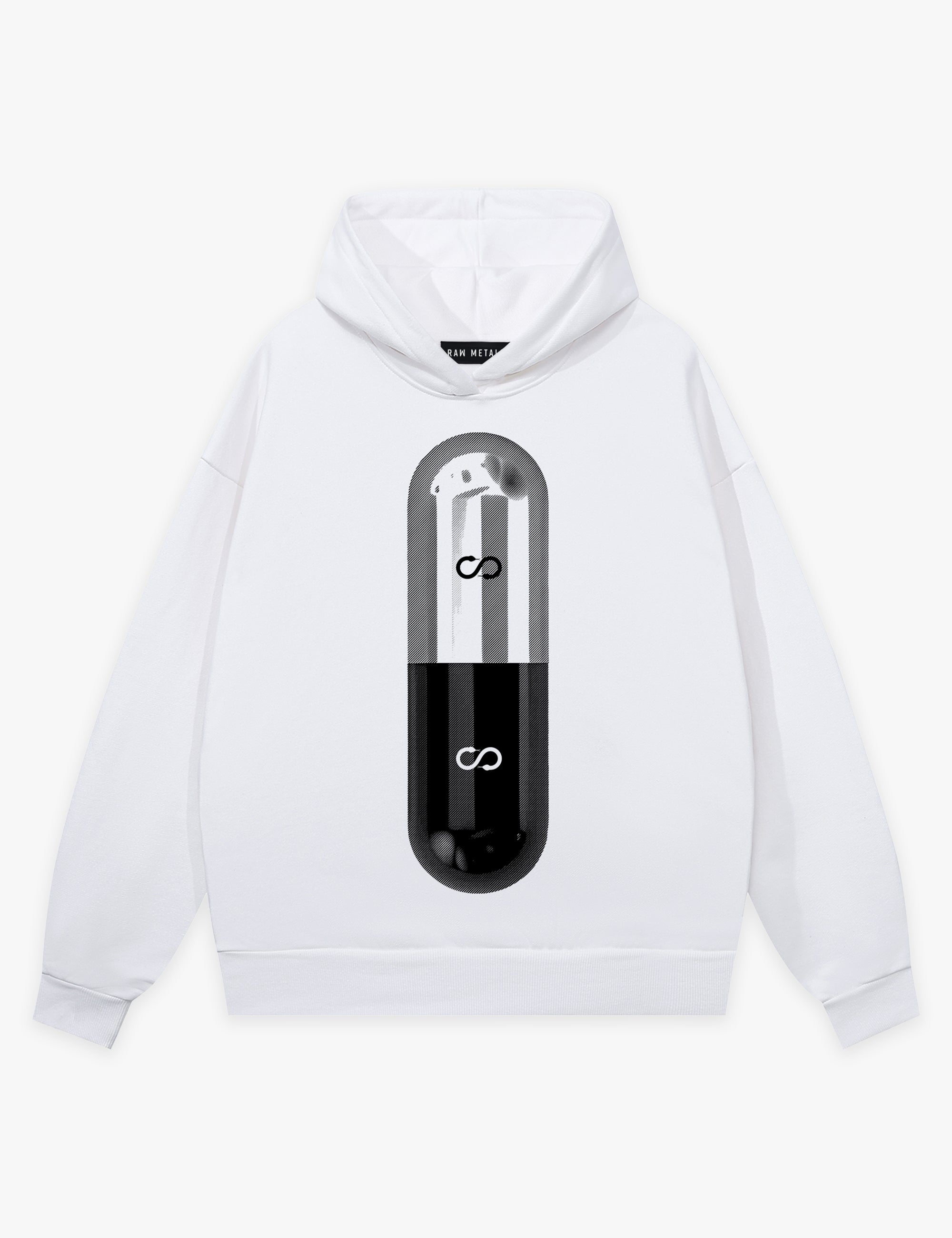 RAW METALS Poison Cure Hoodie in White