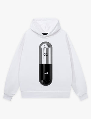 RAW METALS Poison Cure Hoodie in White