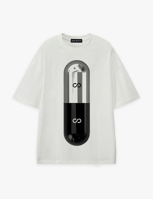 RAW METALS Poison Cure Oversized T-shirt in White
