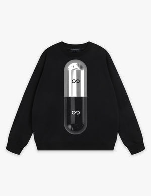 RAW METALS Poison Cure Sweatshirt in Black