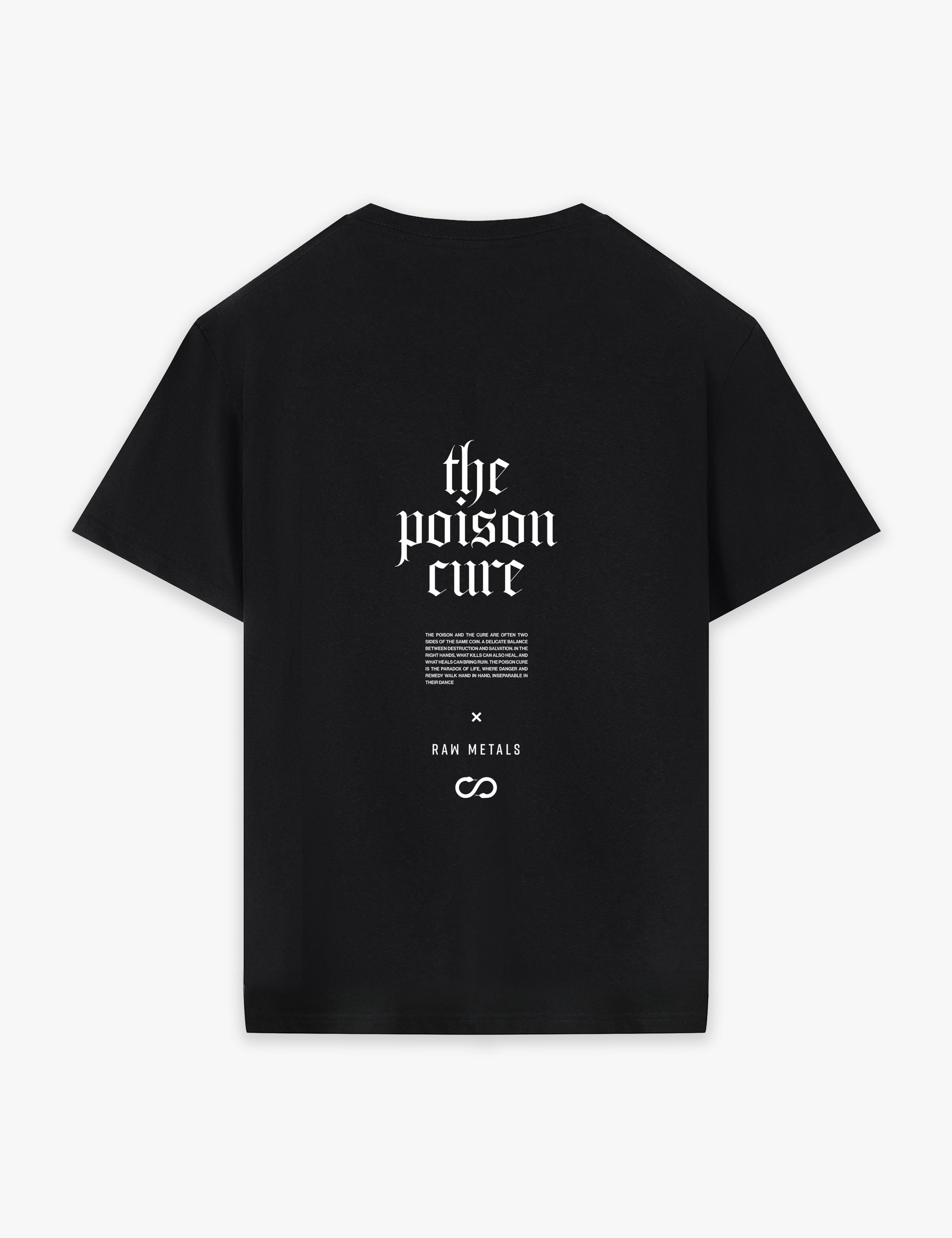 RAW METALS Poison Cure T-shirt in Black
