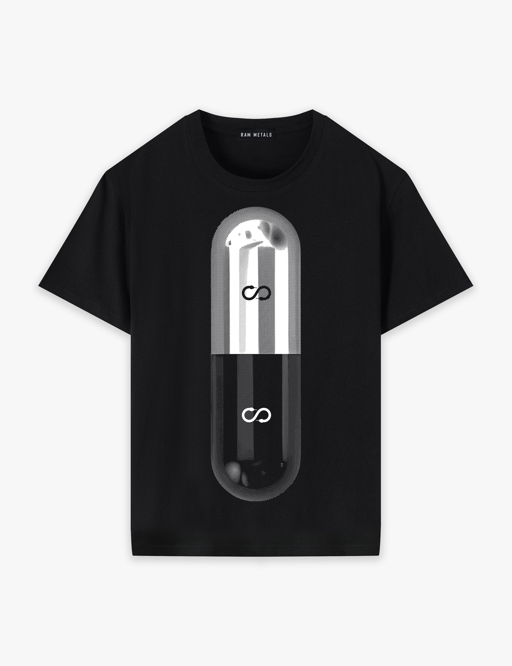 RAW METALS Poison Cure T-shirt in Black