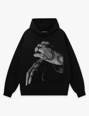 RAW METALS Bloodstream Hoodie in Black