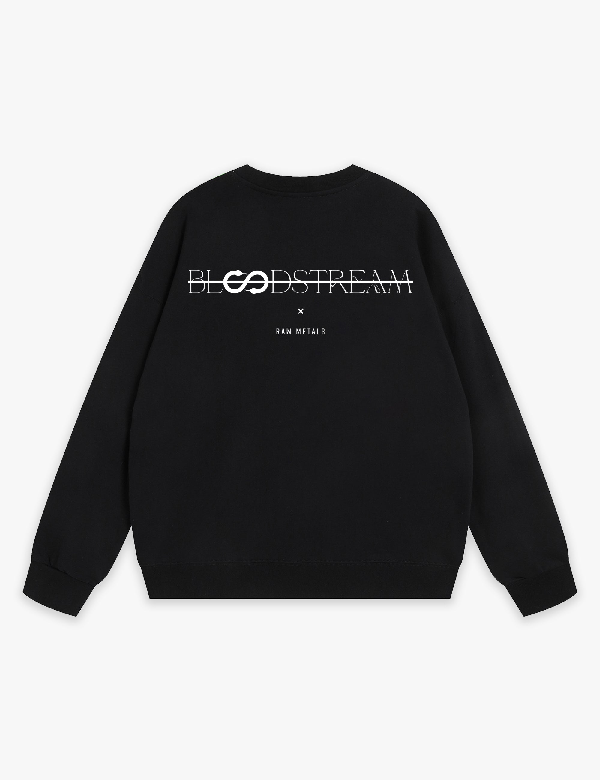 RAW METALS Bloodstream Sweatshirt in Black