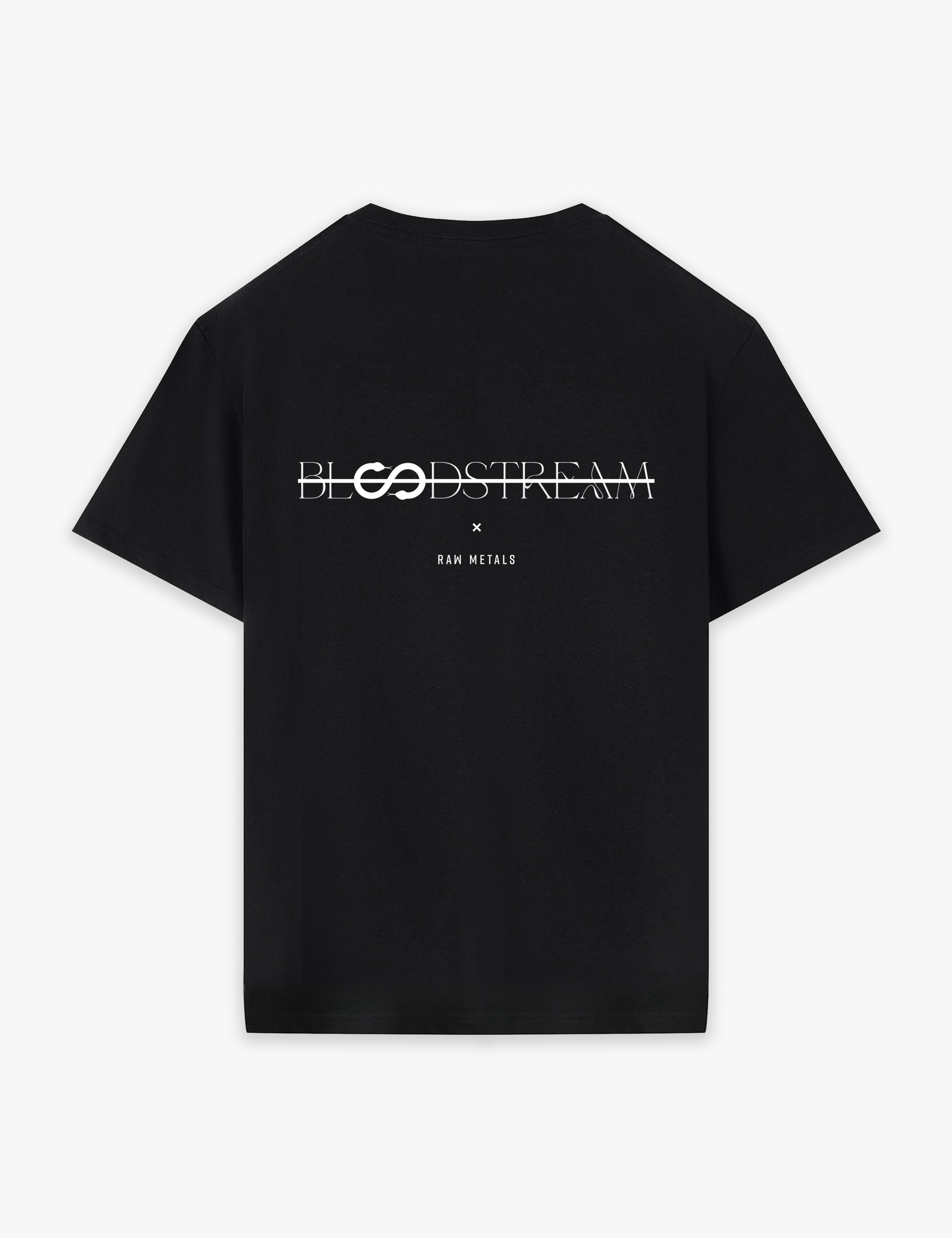 RAW METALS Bloodstream T-shirt in Black