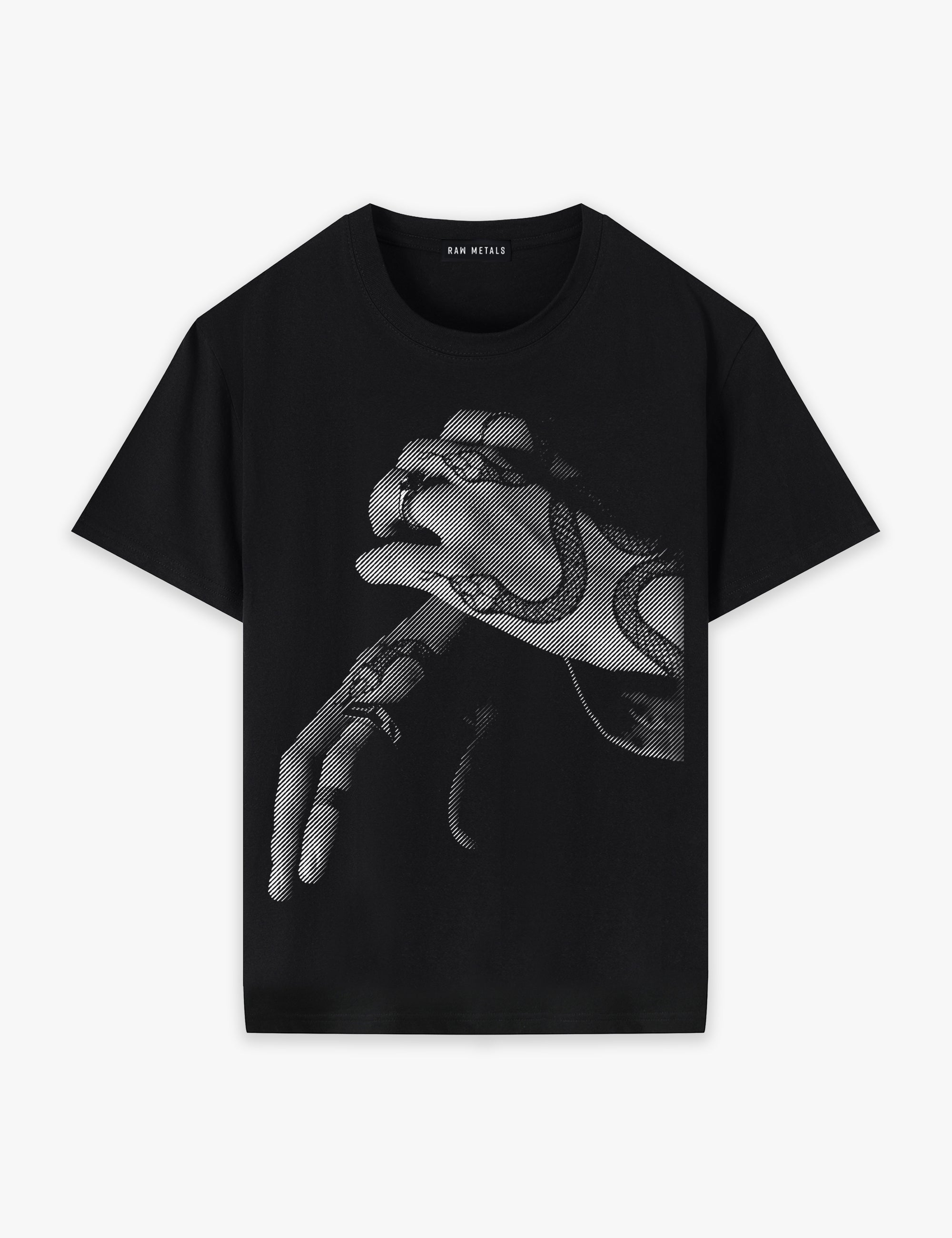 RAW METALS Bloodstream T-shirt in Black