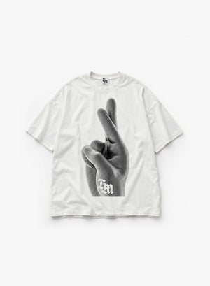 MUST WARN OTHERS OVERSIZE T-SHIRT - WHITE