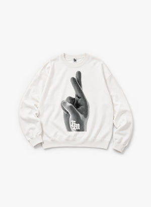 MUST WARN OTHERS SWEATSHIRT - WHITE