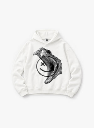 BEHIND EVERY SMILE HOODIE - WHITE