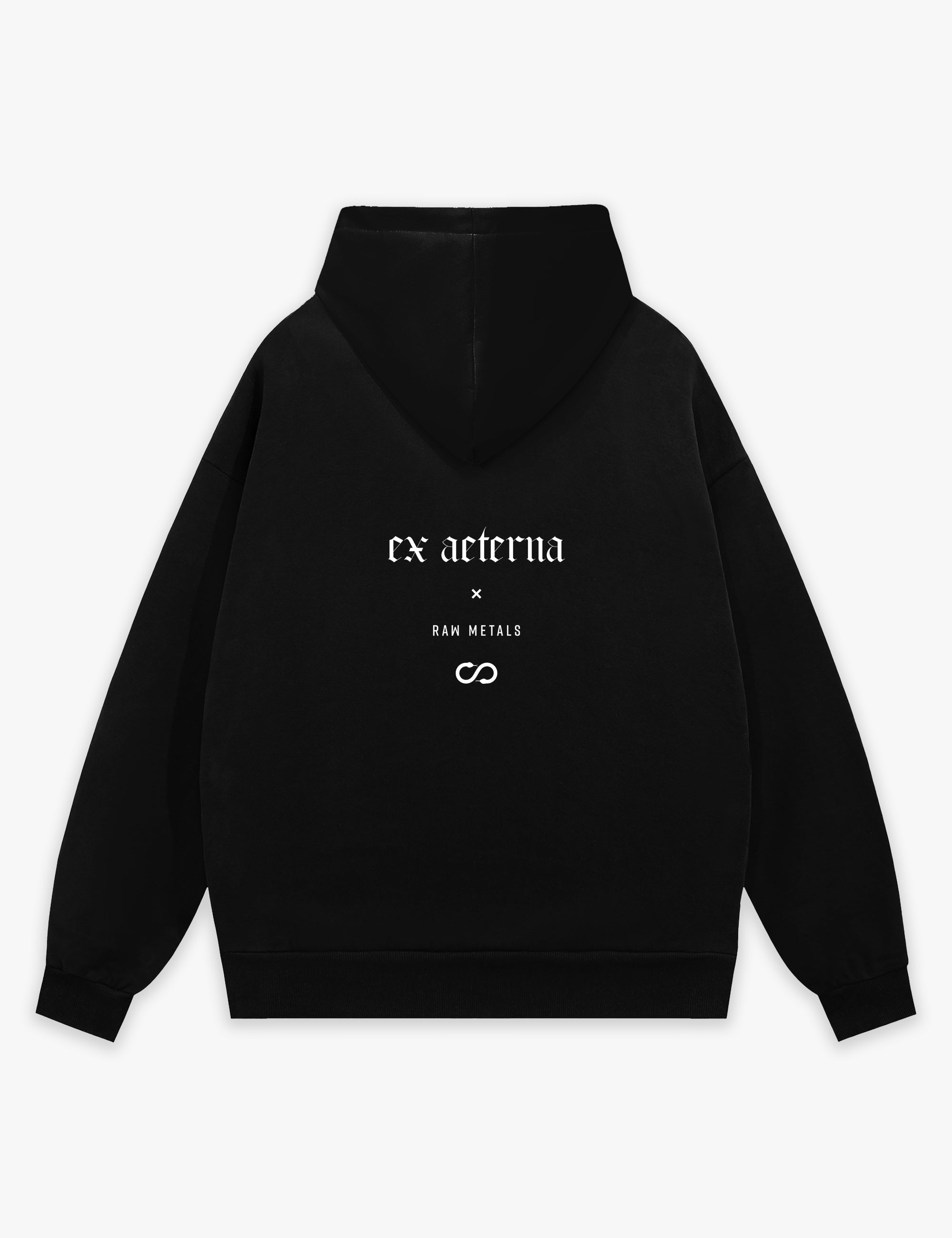 RAW METALS Ex Aeterna Hoodie in Black