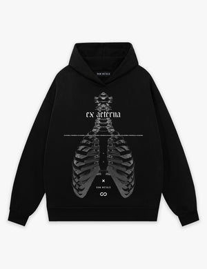 RAW METALS Ex Aeterna Hoodie in Black