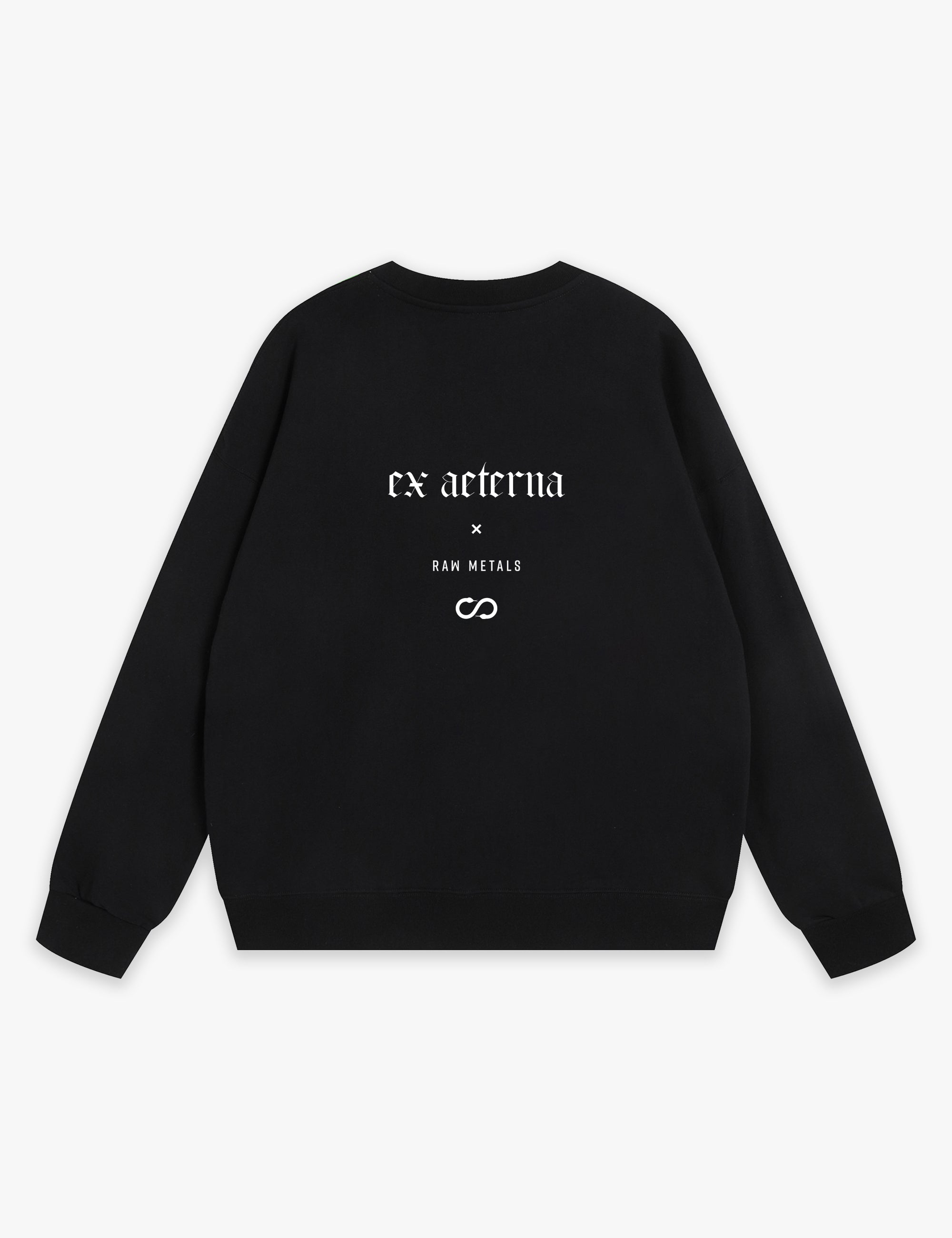 RAW METALS Ex Aeterna Sweatshirt in Black
